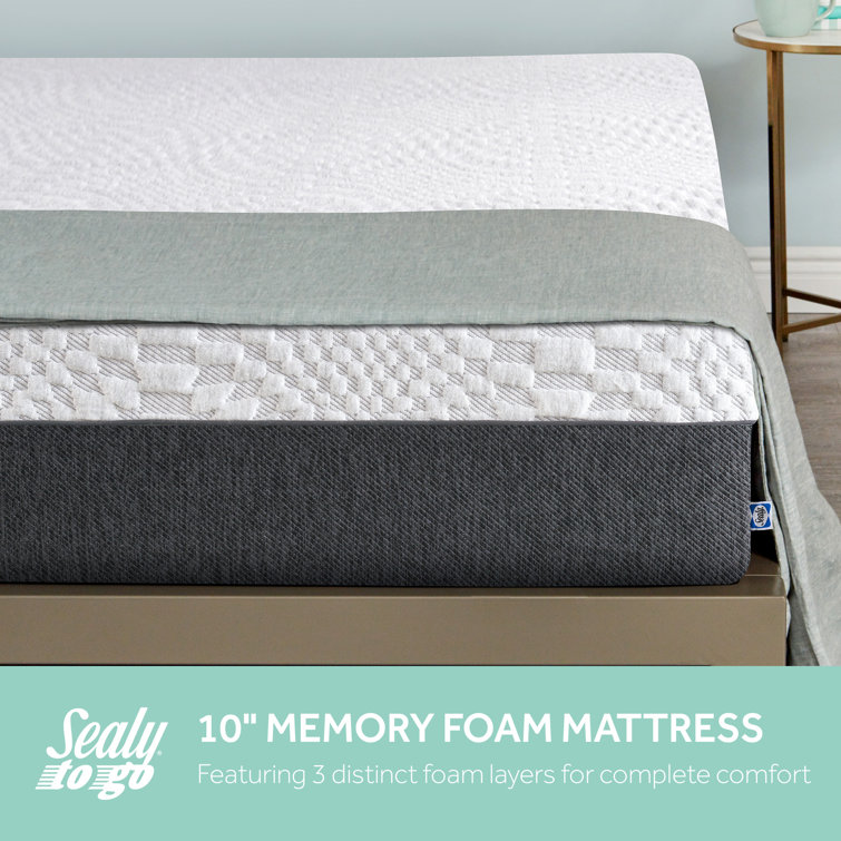 Sealy 10 memory foam deals mattress in a box